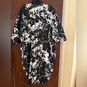 Victor Alfaro Black and White Maxi Dress